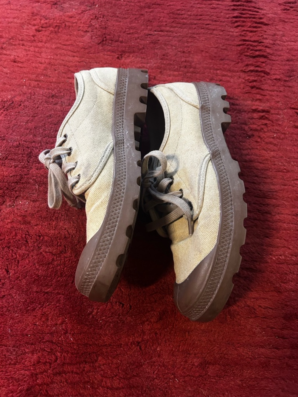 Palladium Low cut Canvas - in Beige - Picture 3 of 5